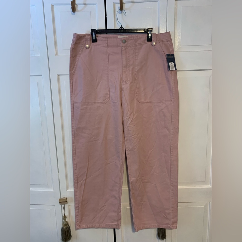 High-Waisted Pink Jeans